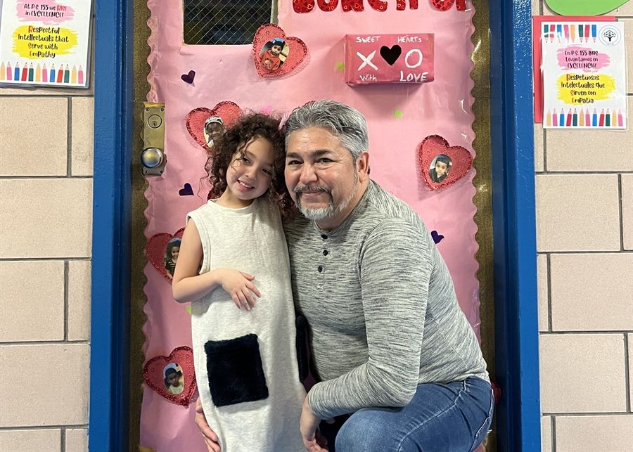 Father and Daughter from PS 155